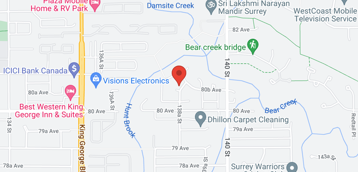 map of 8081 138A STREET